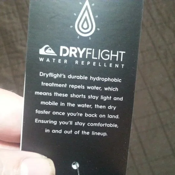 Quiksilver High Line Board Shorts Surf Swim Trunks Water Repellent- Anti-Rash - Picture 11 of 16